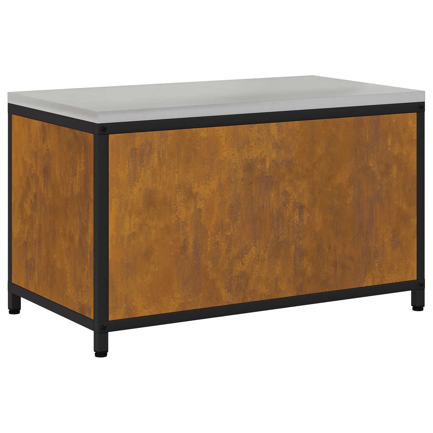 vidaXL Kitchen Storage HATTEM Rusty 90 x 50 x 53 cm Steel