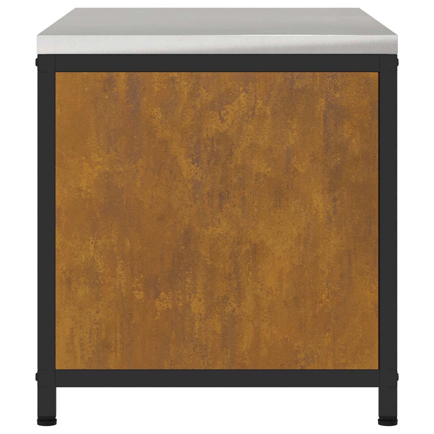 vidaXL Kitchen Storage HATTEM Rusty 90 x 50 x 53 cm Steel