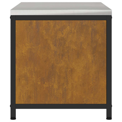 vidaXL Kitchen Storage HATTEM Rusty 90 x 50 x 53 cm Steel