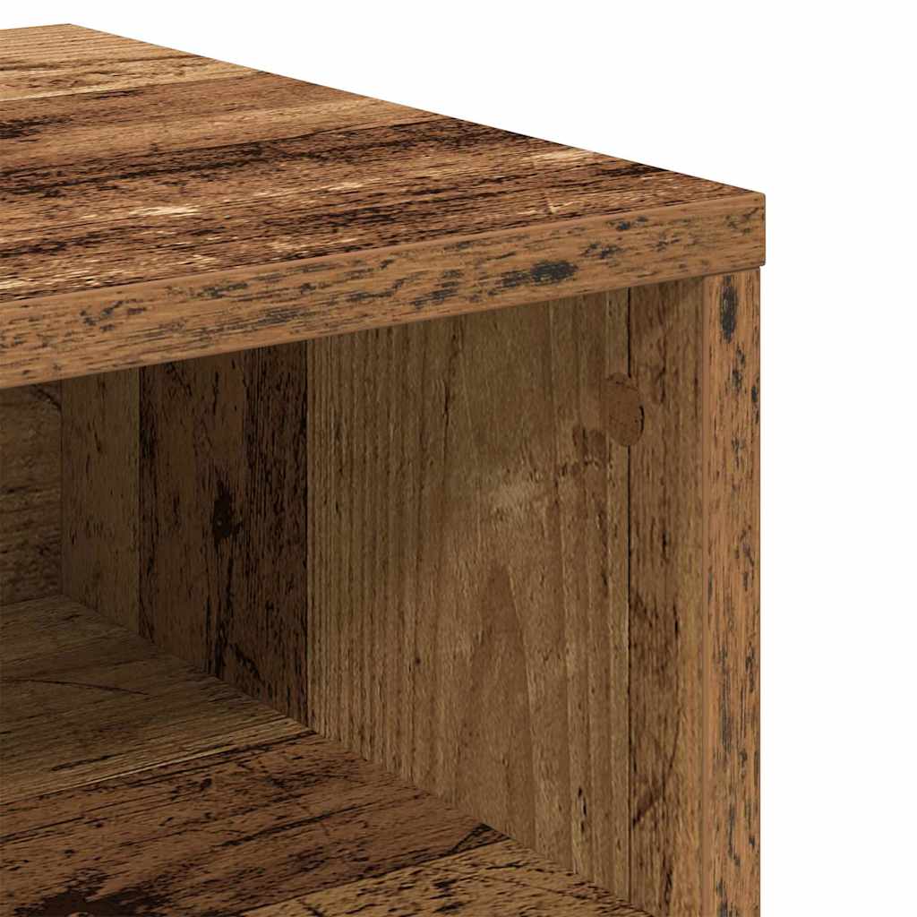 vidaXL Bedside Cabinet Old Wood 40 x 30 x 30 cm Engineered Wood