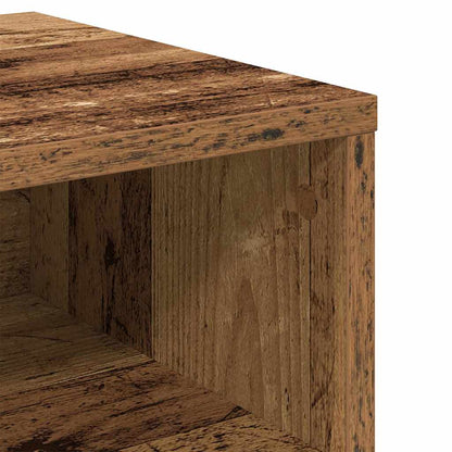 vidaXL Bedside Cabinet Old Wood 40 x 30 x 30 cm Engineered Wood