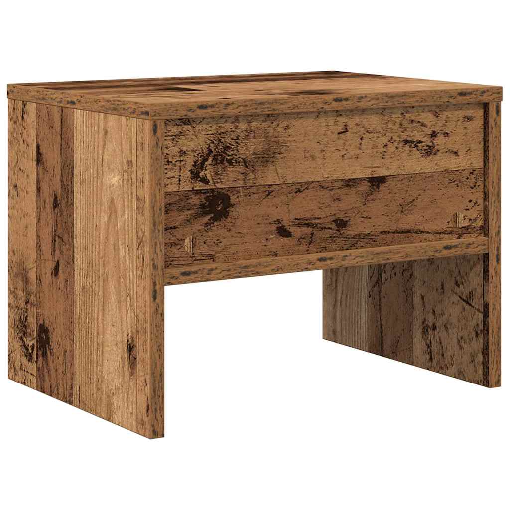 vidaXL Bedside Cabinet Old Wood 40 x 30 x 30 cm Engineered Wood