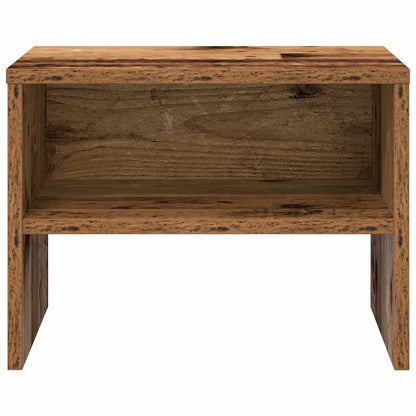 vidaXL Bedside Cabinet Old Wood 40 x 30 x 30 cm Engineered Wood