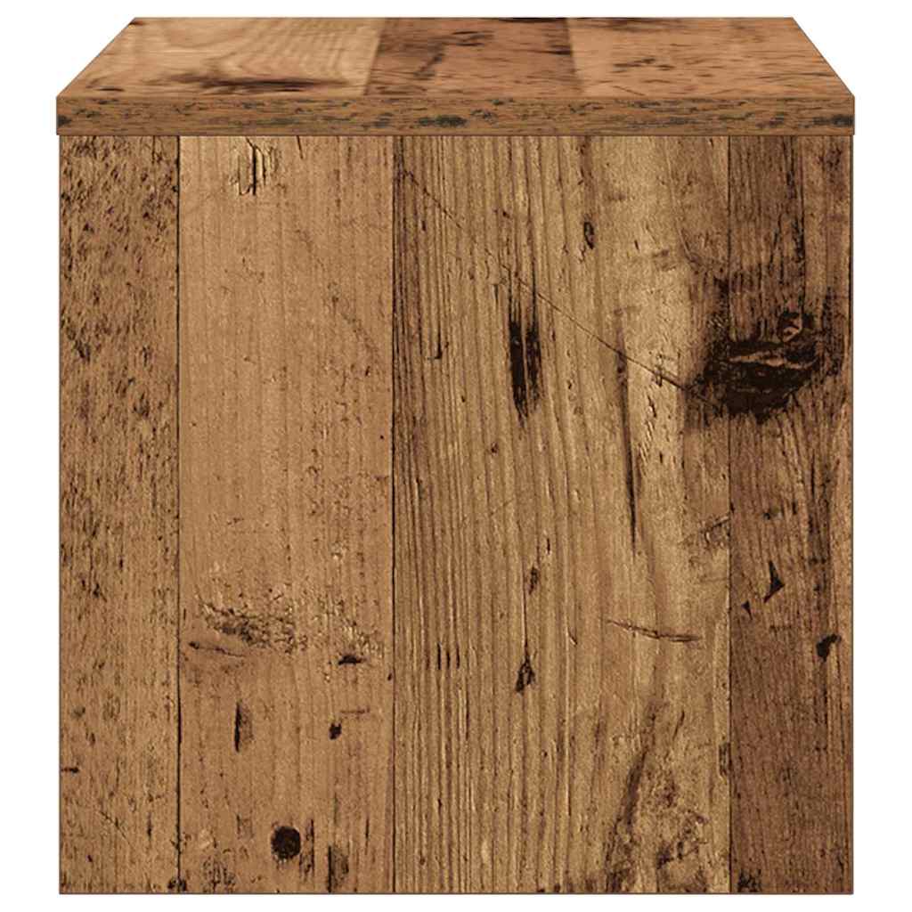 vidaXL Bedside Cabinet Old Wood 40 x 30 x 30 cm Engineered Wood