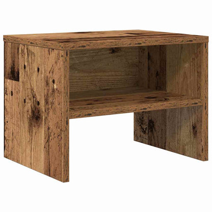 vidaXL Bedside Cabinet 2 pcs Old Wood 40 x 30 x 30 cm Engineered Wood