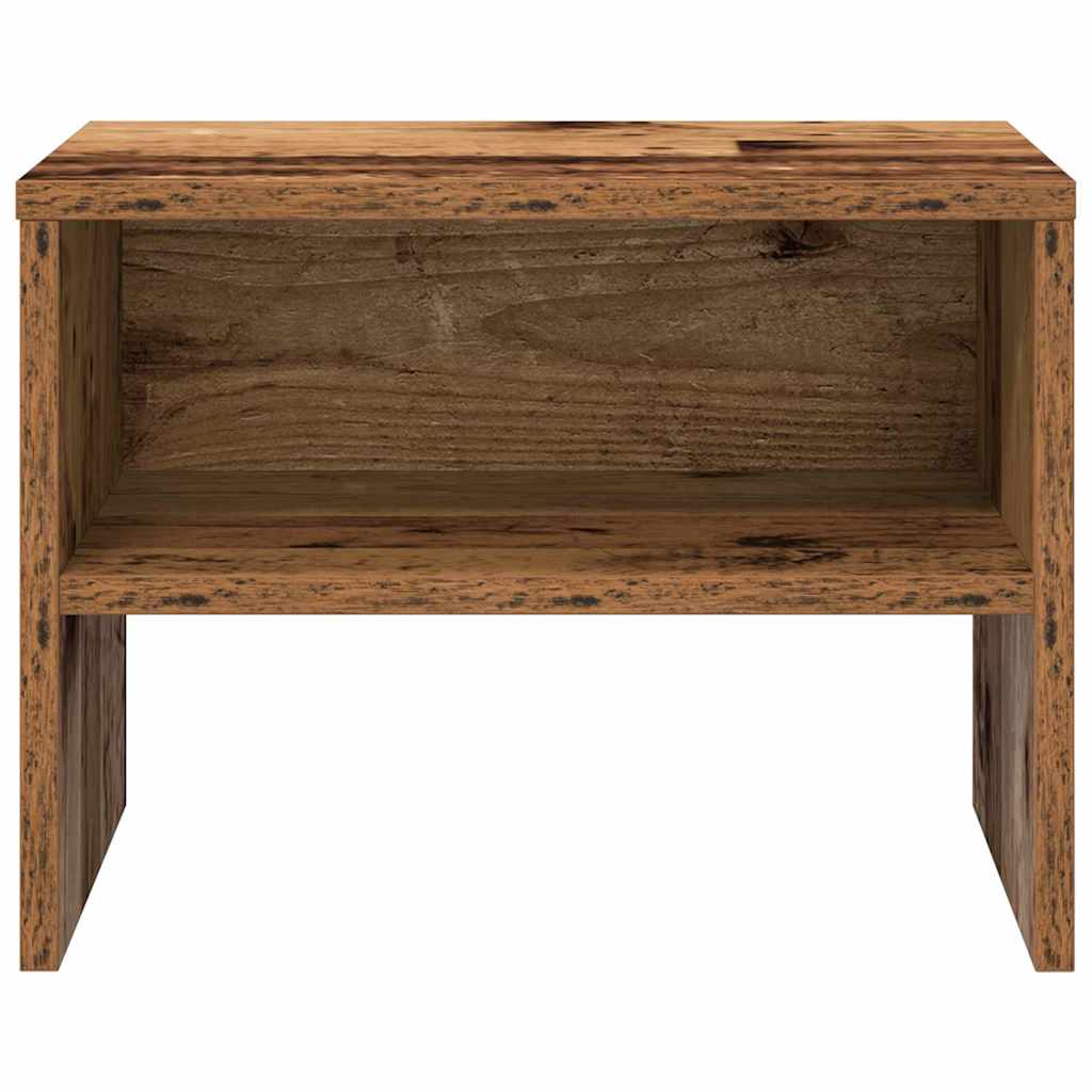 vidaXL Bedside Cabinet 2 pcs Old Wood 40 x 30 x 30 cm Engineered Wood