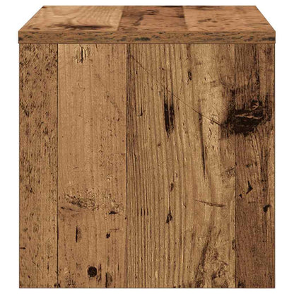 vidaXL Bedside Cabinet 2 pcs Old Wood 40 x 30 x 30 cm Engineered Wood