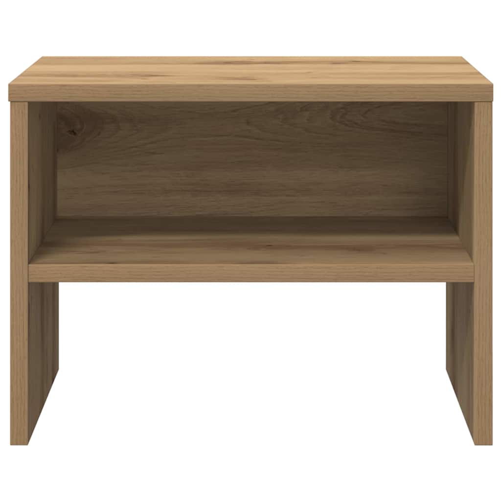 vidaXL Bedside Cabinet Artisan oak 40 x 40 x 30 cm Engineered wood
