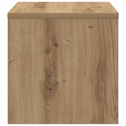 vidaXL Bedside Cabinet Artisan oak 40 x 40 x 30 cm Engineered wood