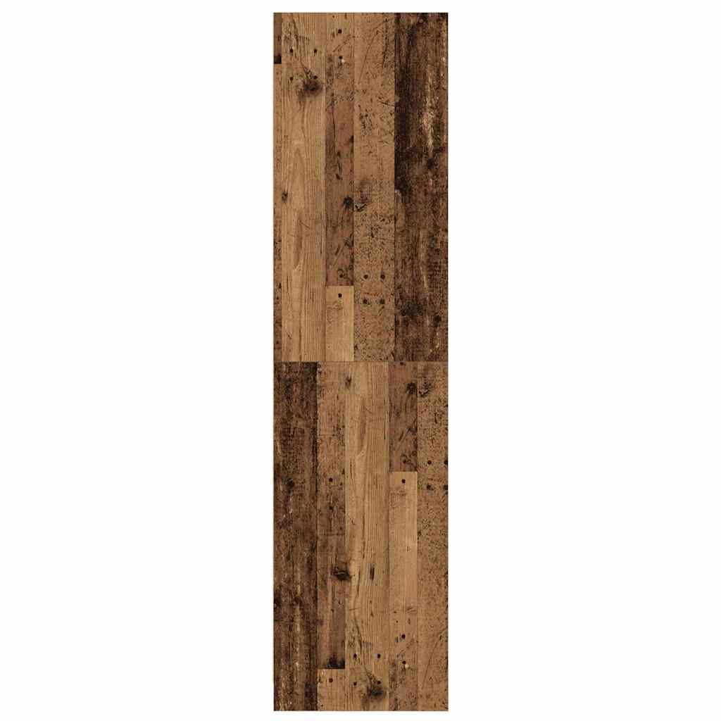 vidaXL Wardrobe with Shelf Old Wood 50 x 50 x 200 cm Engineered Wood