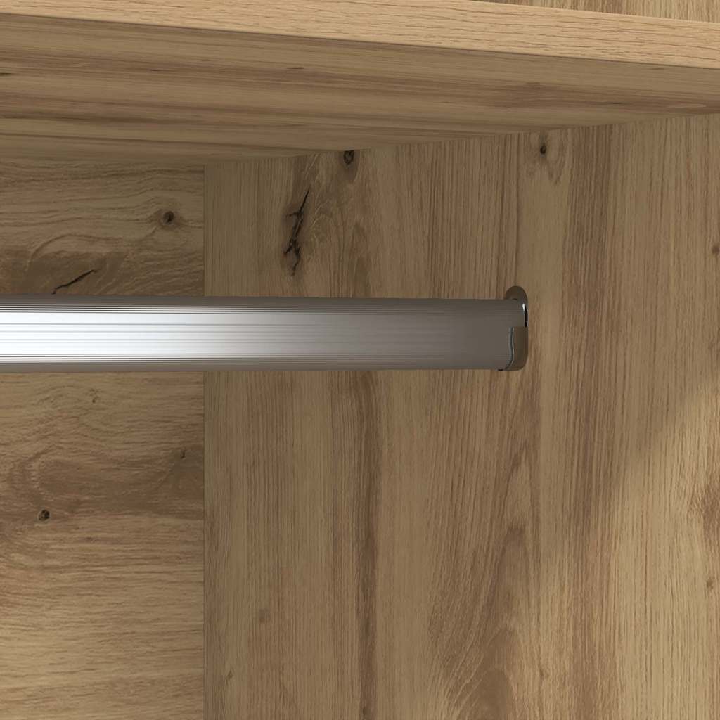 vidaXL Wardrobe Artisan Oak 50 x 50 x 200 cm Engineered Wood