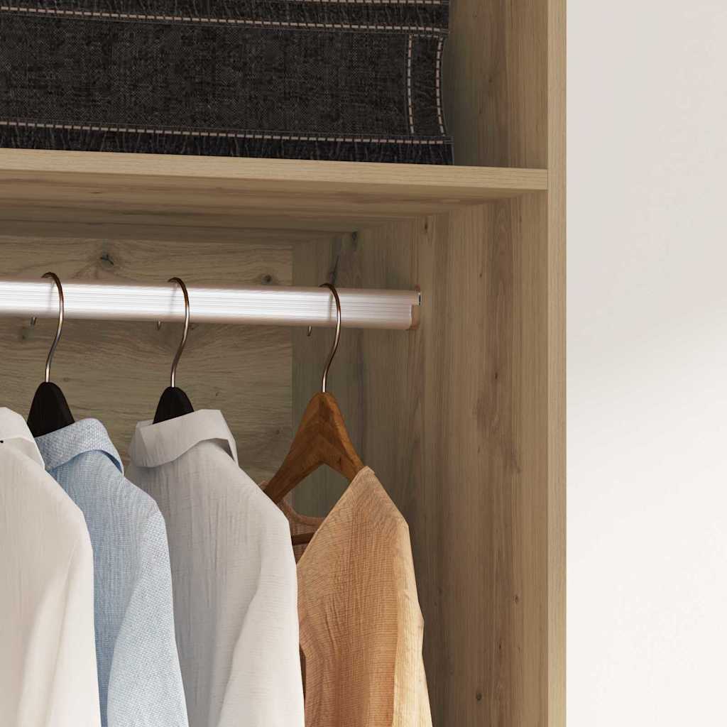 vidaXL Wardrobe Artisan Oak 50 x 50 x 200 cm Engineered Wood