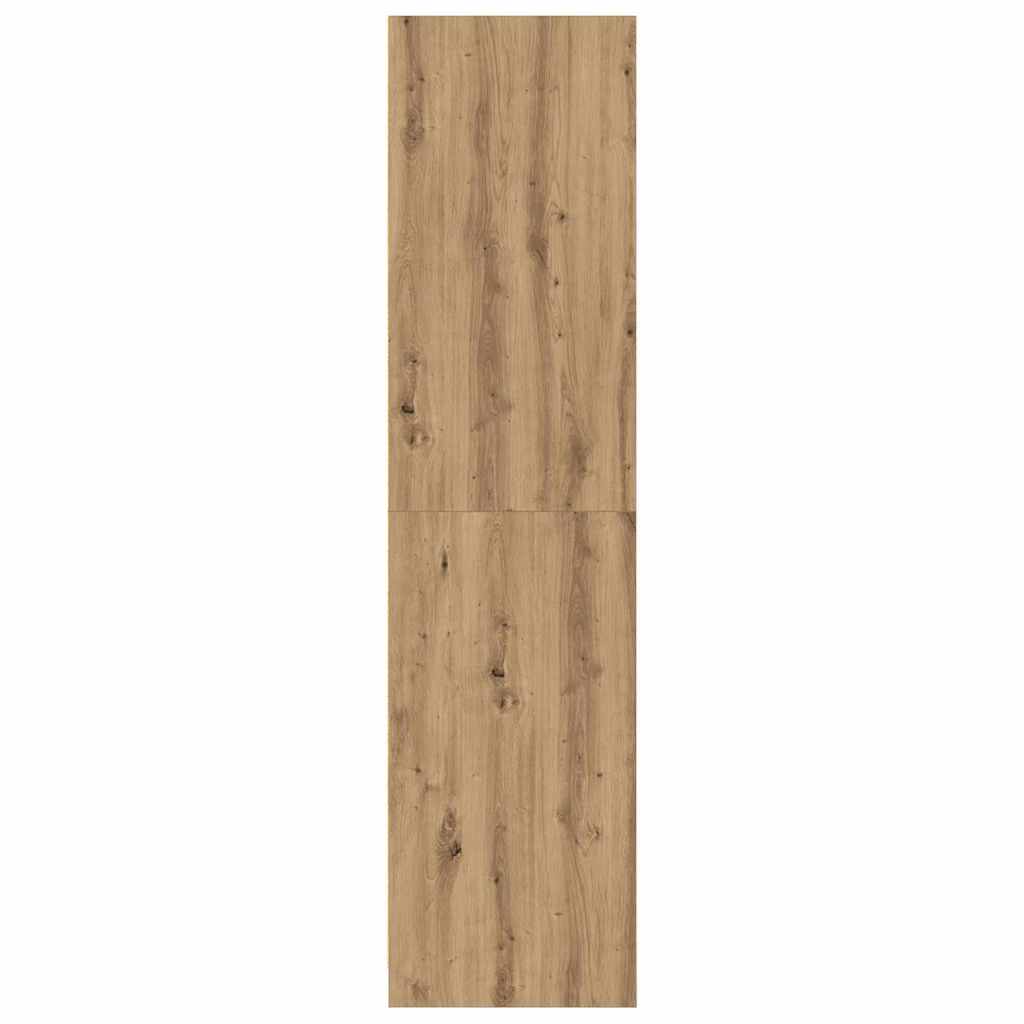 vidaXL Wardrobe Artisan Oak 50 x 50 x 200 cm Engineered Wood
