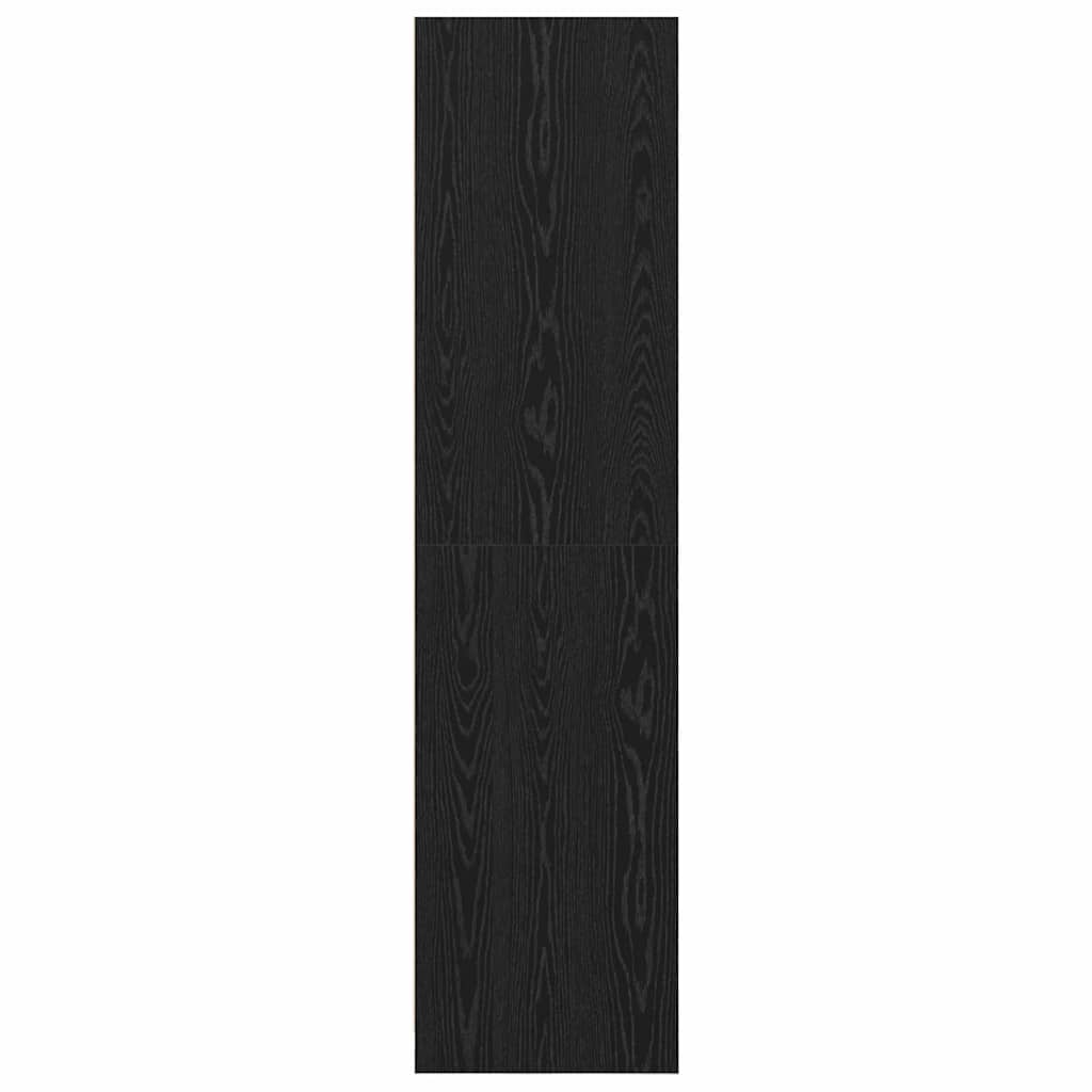 vidaXL Wardrobe Black Oak 50 x 50 x 200 cm Engineered Wood