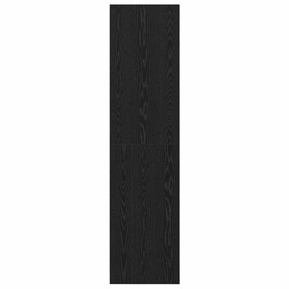 vidaXL Wardrobe Black Oak 50 x 50 x 200 cm Engineered Wood