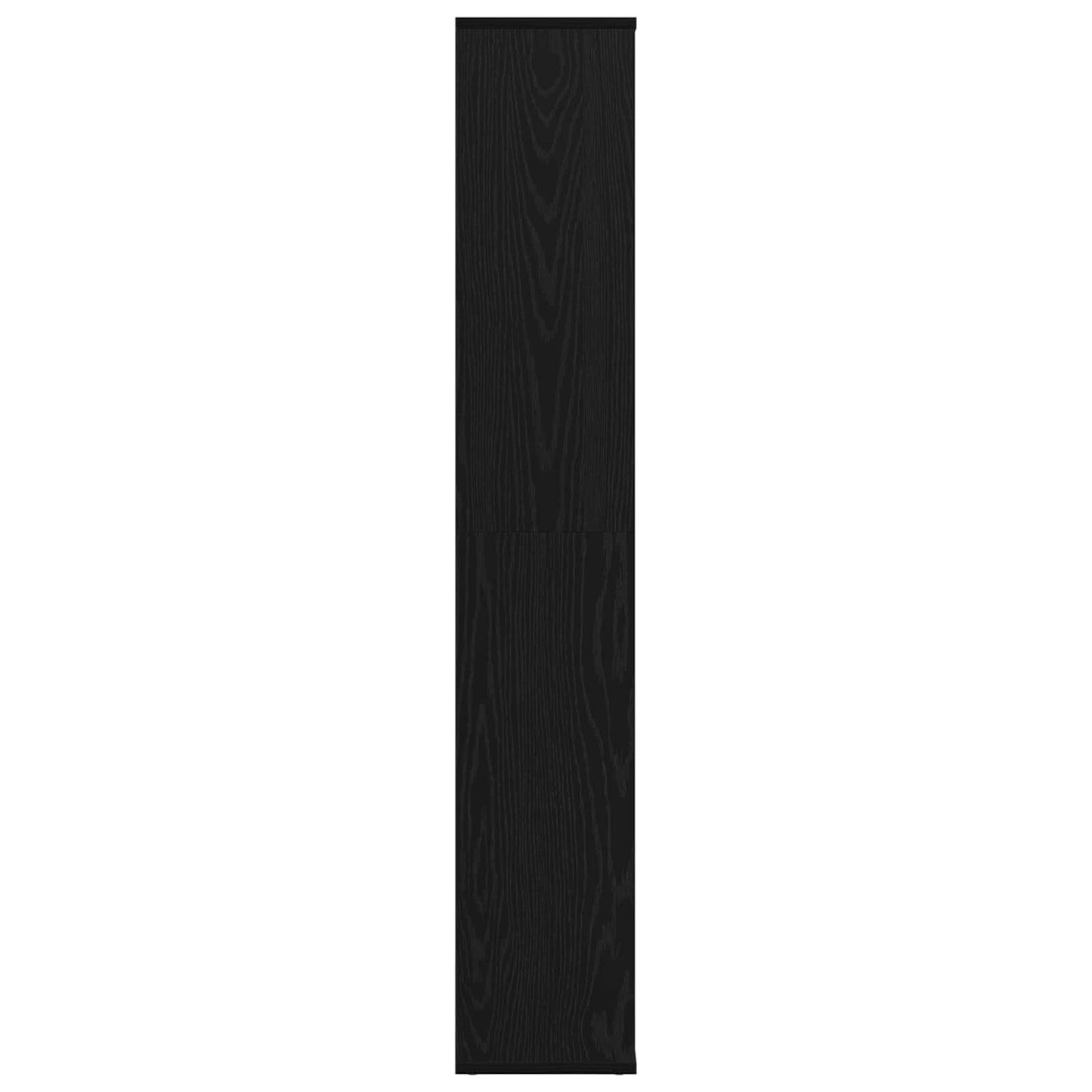vidaXL Room Divider Black Oak 100 x 24 x 140 cm Engineered Wood