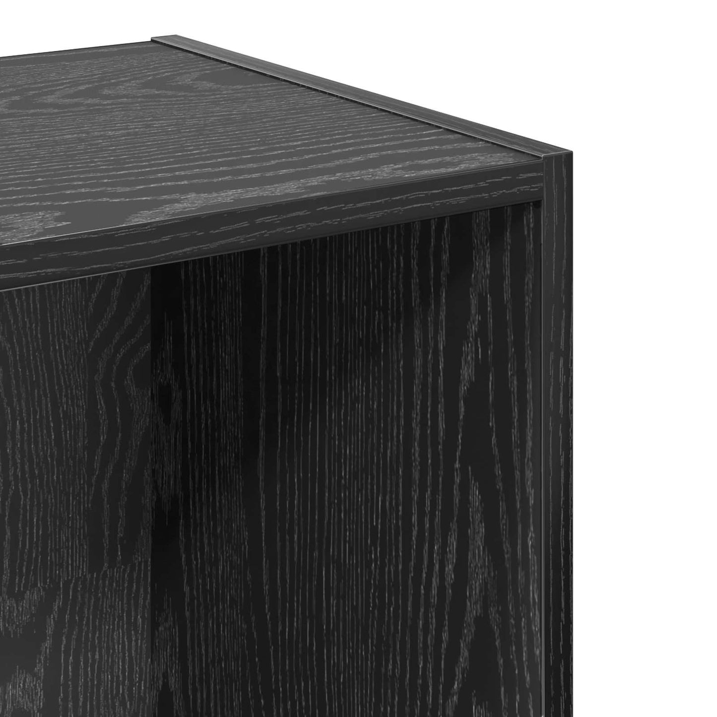 vidaXL Bookshelf Black Oak 40 x 30 x 152 cm Engineered Wood