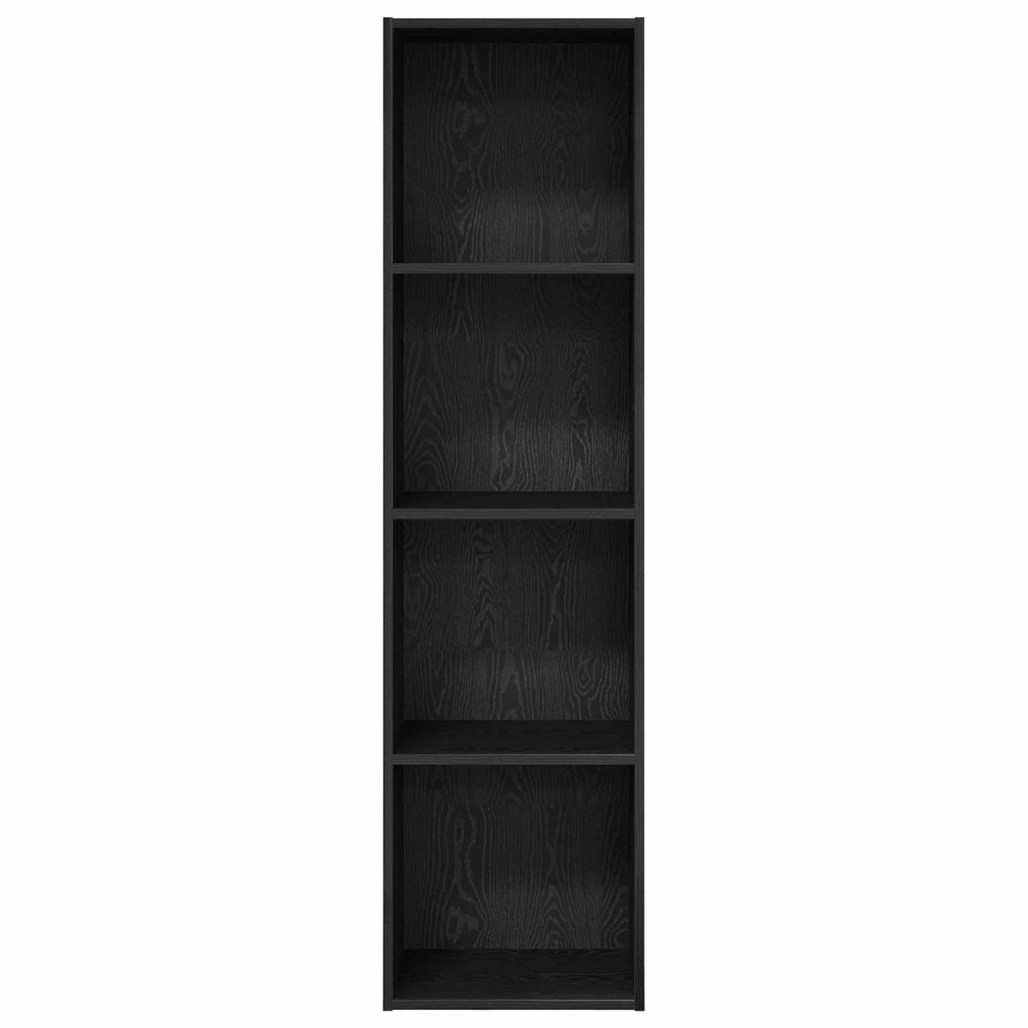 vidaXL Bookshelf Black Oak 40 x 30 x 152 cm Engineered Wood