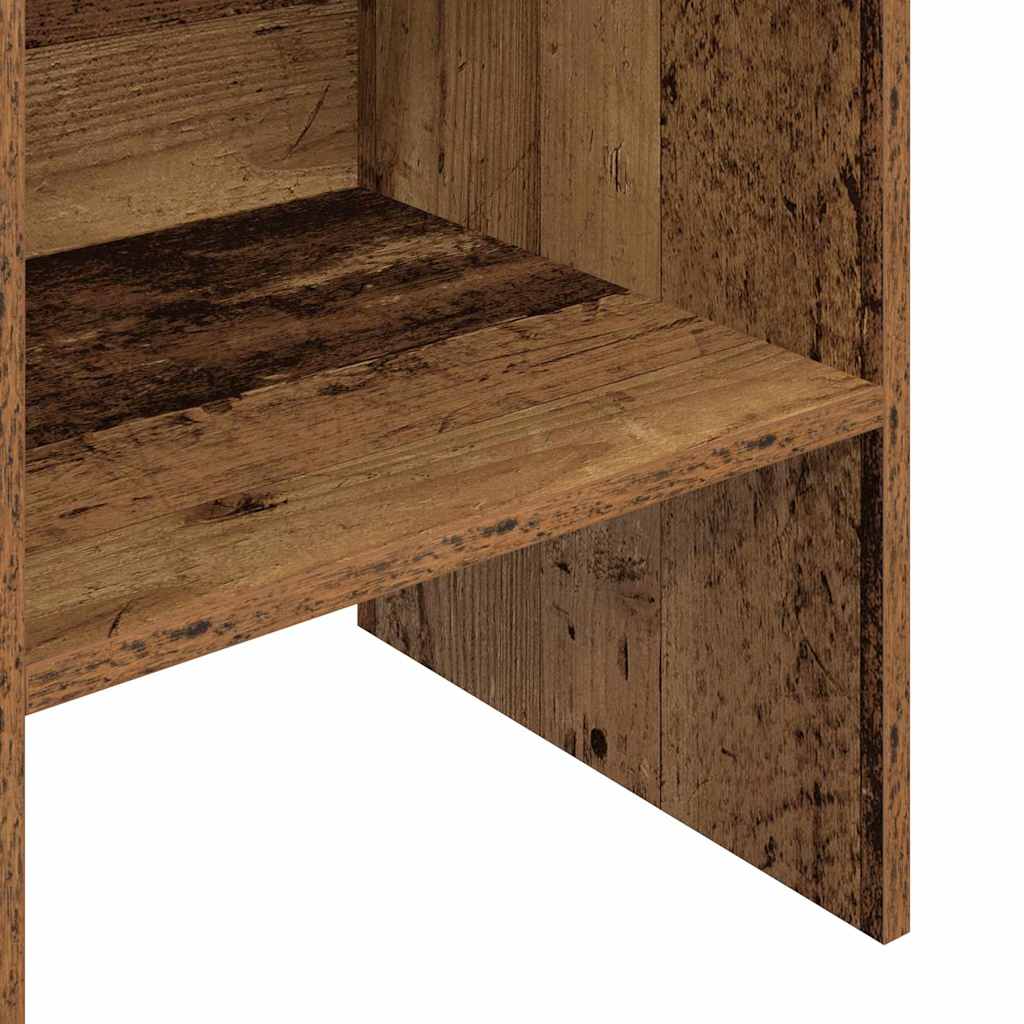 vidaXL Book Cabinet Old Wood 40 x 35 x 180 cm Engineered Wood