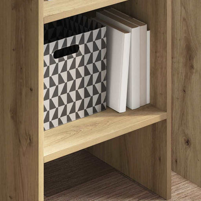 vidaXL Book Cabinet 5-Tier 40 x 35 x 180 cm Engineered Wood
