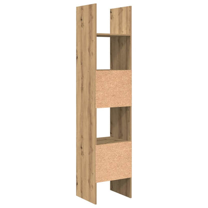 vidaXL Book Cabinet 5-Tier 40 x 35 x 180 cm Engineered Wood