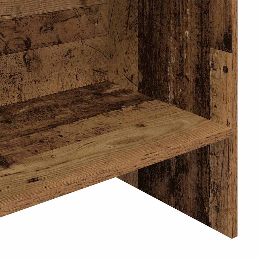vidaXL Book Cabinet Old Wood 60 x 35 x 180 cm Engineered Wood