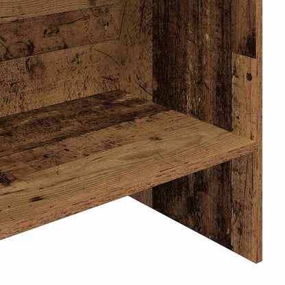 vidaXL Book Cabinet Old Wood 60 x 35 x 180 cm Engineered Wood