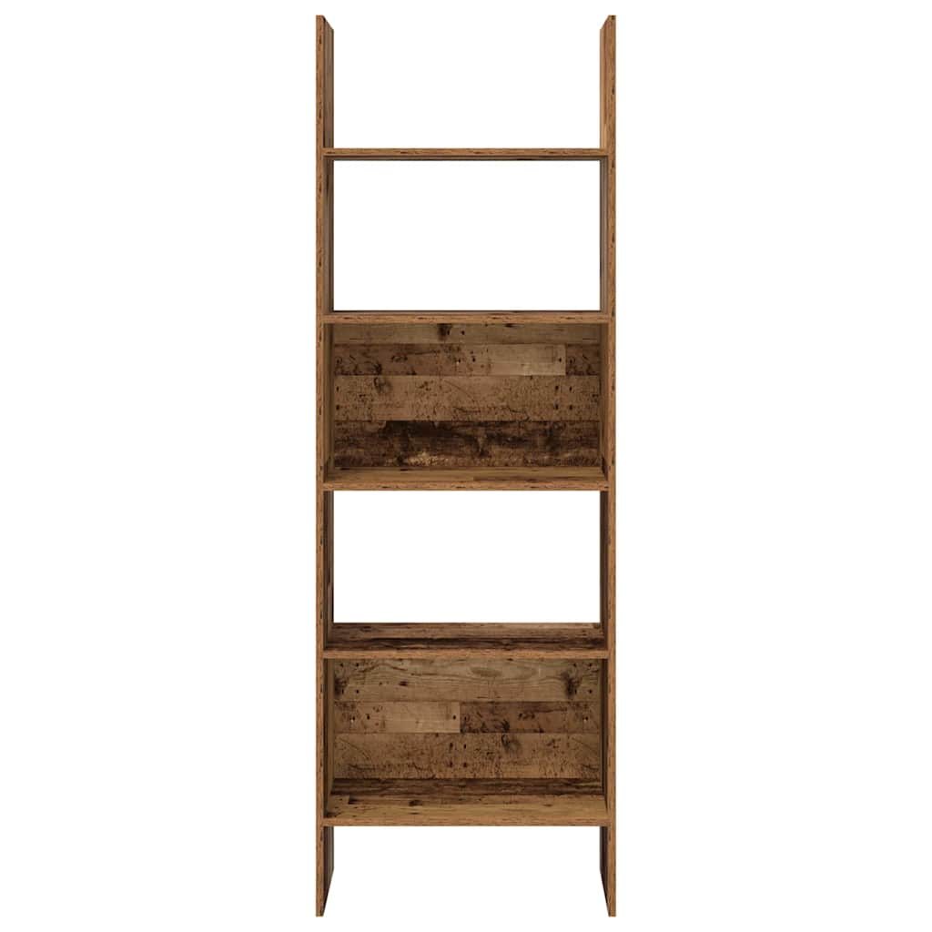 vidaXL Book Cabinet Old Wood 60 x 35 x 180 cm Engineered Wood
