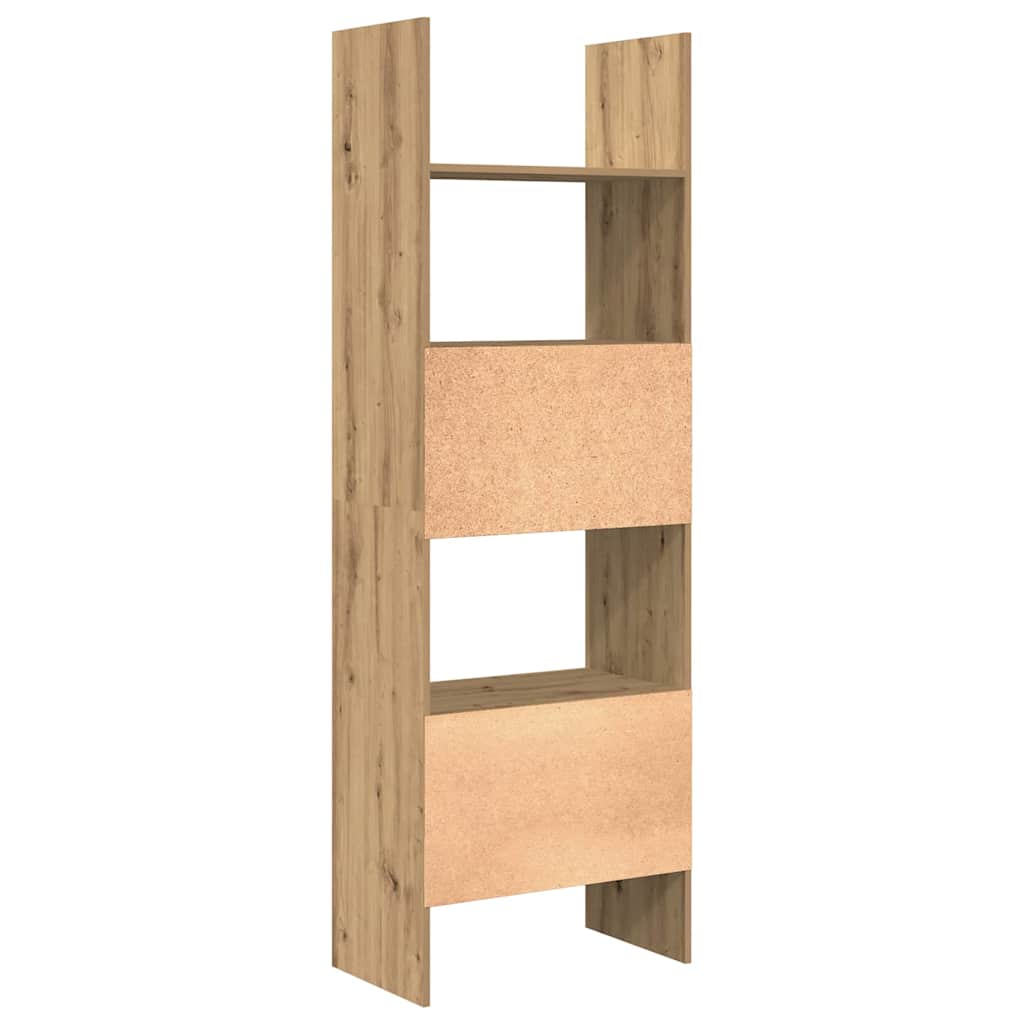 vidaXL Book Cabinet 5-Tier 60 x 35 x 180 cm Engineered Wood