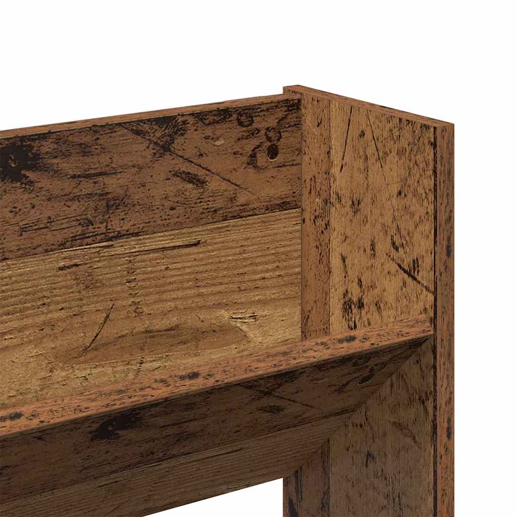 vidaXL Shoe Cabinet 2 pcs Old wood 80 x 18 x 60 cm Engineered Wood