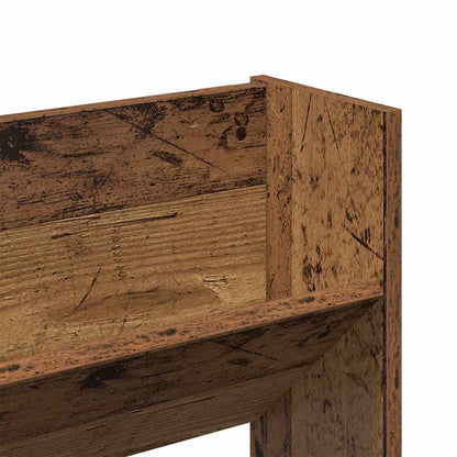 vidaXL Shoe Cabinet 2 pcs Old wood 80 x 18 x 60 cm Engineered Wood