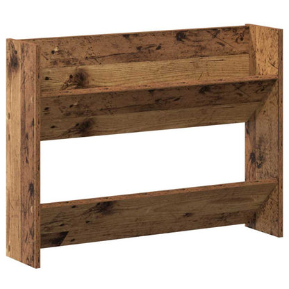 vidaXL Shoe Cabinet 2 pcs Old wood 80 x 18 x 60 cm Engineered Wood