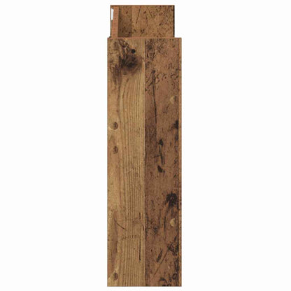 vidaXL Shoe Cabinet 2 pcs Old wood 80 x 18 x 60 cm Engineered Wood