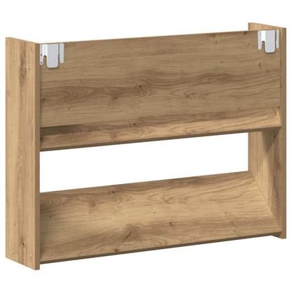 vidaXL Shoe Cabinet 2 pcs 81 x 18 x 60 cm Engineered Wood Artisan Oak