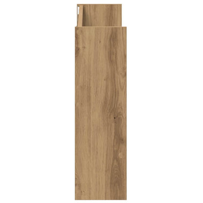 vidaXL Shoe Cabinet 2 pcs 81 x 18 x 60 cm Engineered Wood Artisan Oak