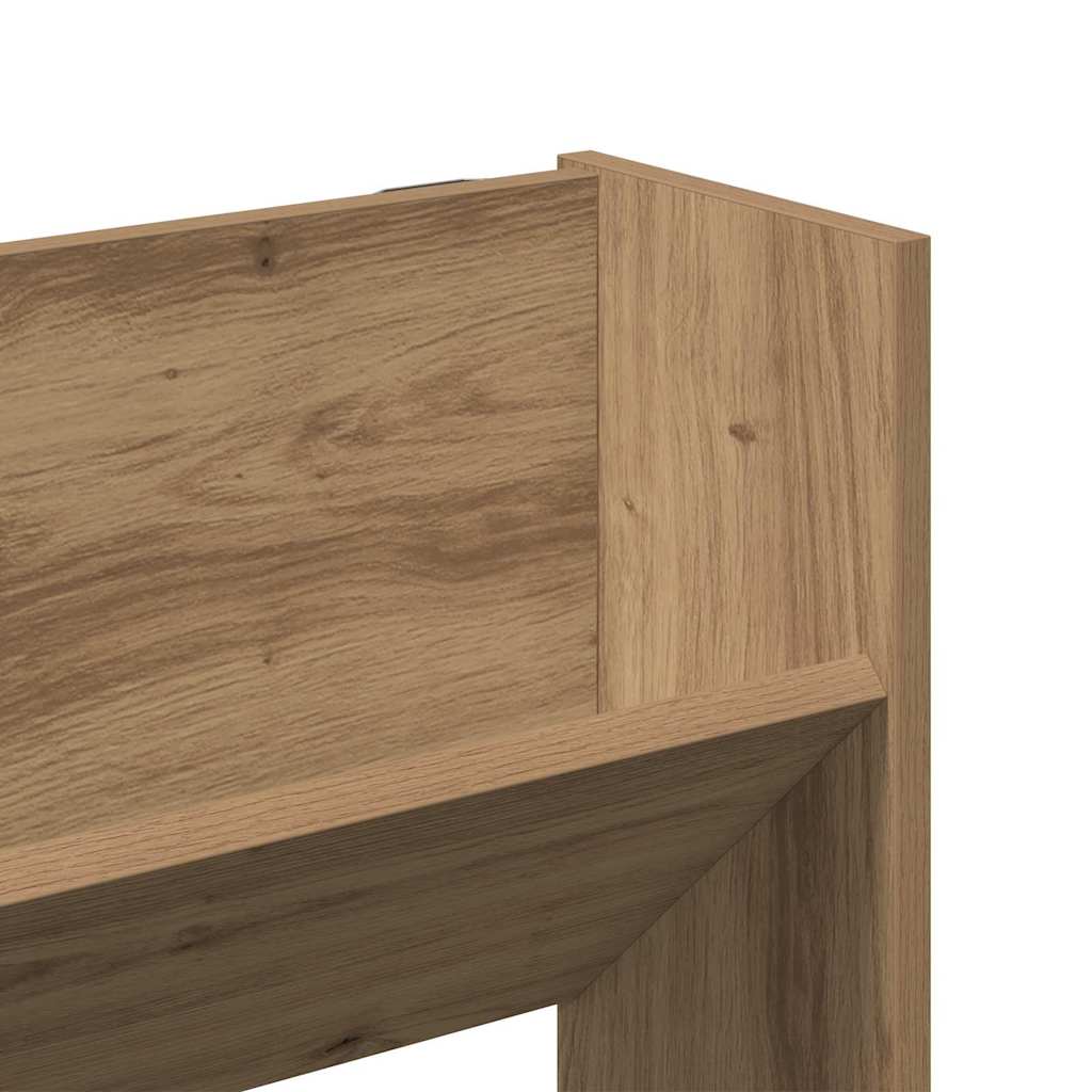 vidaXL Shoe Cabinet 2 pcs 85 x 18 x 90 cm Engineered Wood Artisan Oak