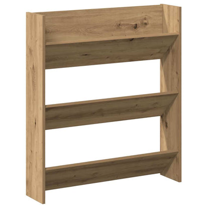 vidaXL Shoe Cabinet 2 pcs 85 x 18 x 90 cm Engineered Wood Artisan Oak