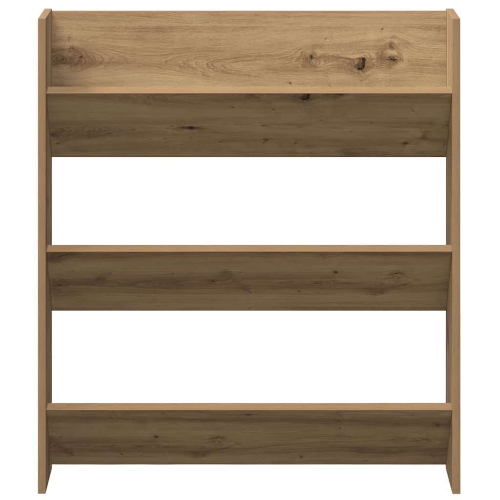 vidaXL Shoe Cabinet 2 pcs 85 x 18 x 90 cm Engineered Wood Artisan Oak