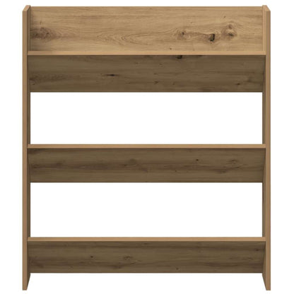 vidaXL Shoe Cabinet 2 pcs 85 x 18 x 90 cm Engineered Wood Artisan Oak