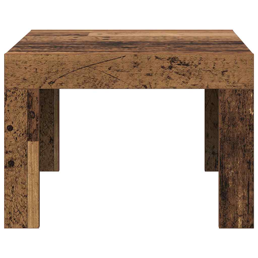 vidaXL Coffee Table Old Wood 50 x 50 x 35 cm Engineered Wood