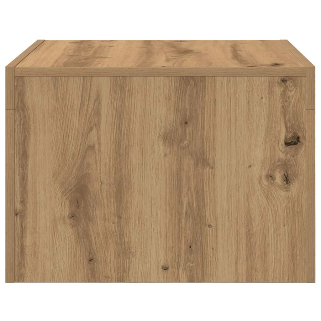 vidaXL Coffee Table Artisan Oak 50 x 50 x 35 cm Engineered Wood