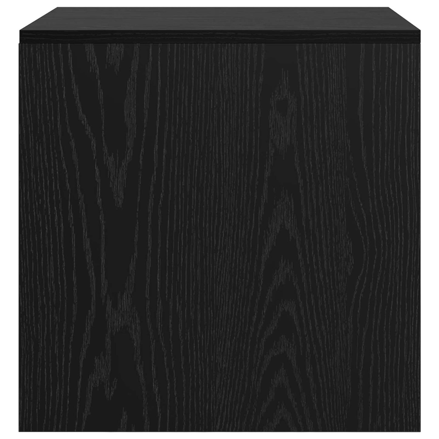 vidaXL Coffee Table 3 pcs Black Oak Engineered Wood