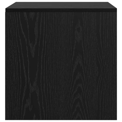 vidaXL Coffee Table 3 pcs Black Oak Engineered Wood