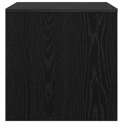 vidaXL Coffee Table 3 pcs Black Oak Engineered Wood