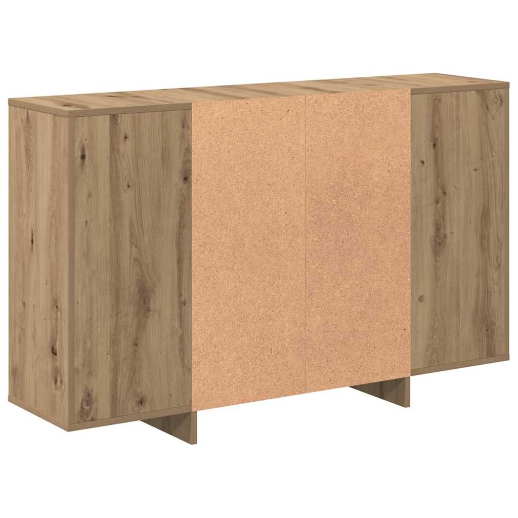 vidaXL Sideboard Artisan Oak 120 x 30 x 75 cm Engineered Wood
