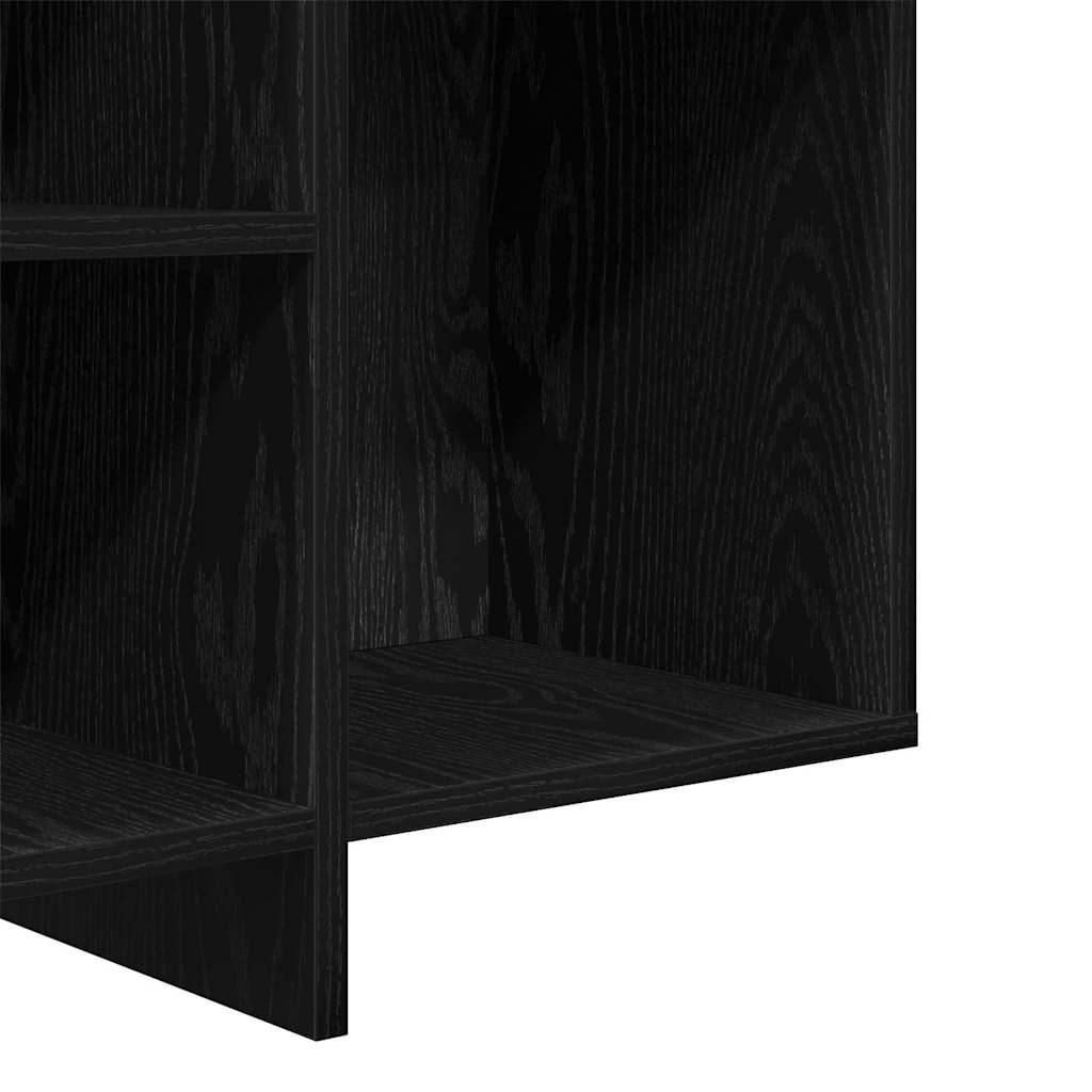 vidaXL Sideboard Black Oak 120 x 30 x 75 cm Engineered Wood