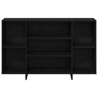 vidaXL Sideboard Black Oak 120 x 30 x 75 cm Engineered Wood