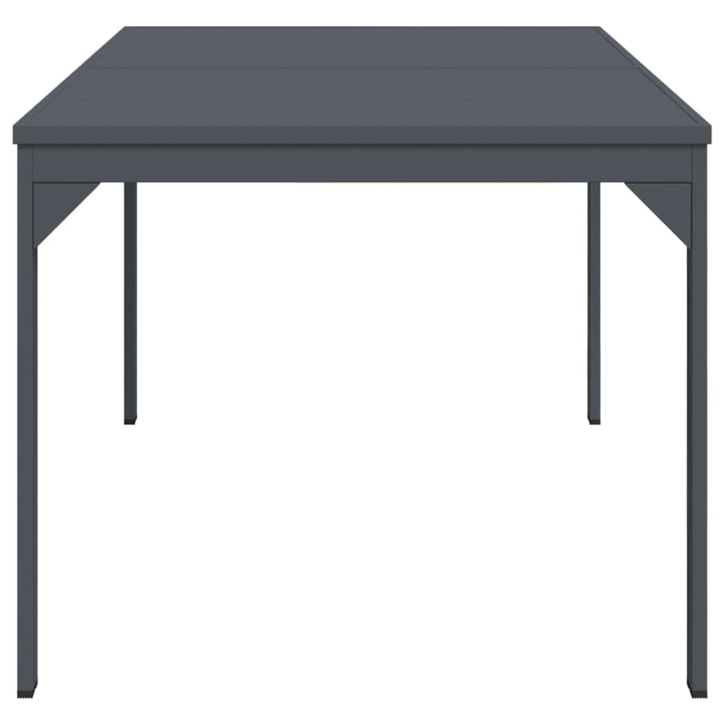 vidaXL Outdoor Dinner Table Folding Anthracite 210 x 90 x 73 cm Steel