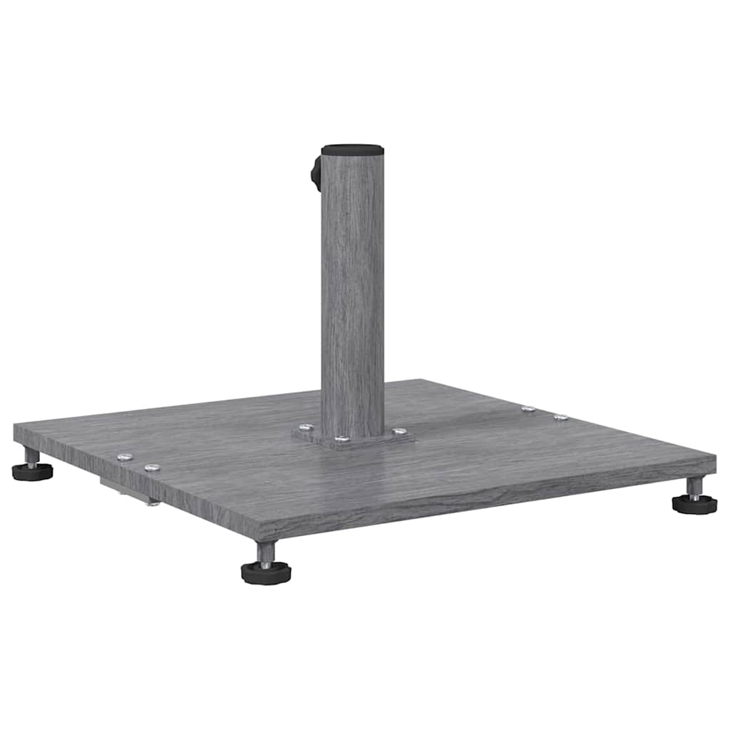 vidaXL Parasol Base Dark Grey Wood Look 45 x 45 x 31 cm