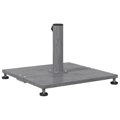 vidaXL Parasol Base Dark Grey Wood Look 45 x 45 x 31 cm